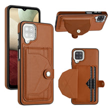 Load image into Gallery viewer, Shockproof Leather Phone Case with Card Holder, For Samsung Galaxy S21 FE 5G, For Samsung Galaxy A32 4G, For Samsung Galaxy A72 4G / A72 5G, For Samsung Galaxy A52 4G / A52 5G, For Samsung Galaxy A12 4G / M12, For Samsung Galaxy A32 5G