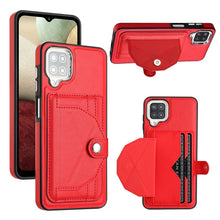 Load image into Gallery viewer, Shockproof Leather Phone Case with Card Holder, For Samsung Galaxy S21 FE 5G, For Samsung Galaxy A32 4G, For Samsung Galaxy A72 4G / A72 5G, For Samsung Galaxy A52 4G / A52 5G, For Samsung Galaxy A12 4G / M12, For Samsung Galaxy A32 5G