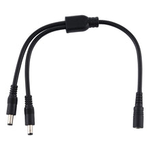 Load image into Gallery viewer, 5.5 x 2.1mm Female to Male Plug DC Power Splitter Adapter Power Cable, 30cm, 70cm