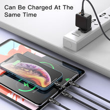 Load image into Gallery viewer, YESIDO CA111 1.2m 4A USB to Dual Type-C + Dual 8 Pin Charging Cable, CA111