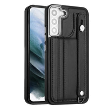 Load image into Gallery viewer, Shockproof Leather Phone Case with Wrist Strap, For Samsung Galaxy A23 4G / F23 5G / M23 5G, For Samsung Galaxy A53 5G, For Samsung Galaxy A73 5G, For Samsung Galaxy A33 5G, For Samsung Galaxy A13 4G, For Samsung Galaxy S22 Ultra 5G                    ...
