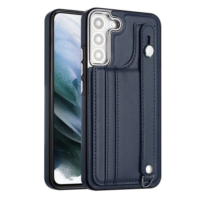 Shockproof Leather Phone Case with Wrist Strap, For Samsung Galaxy A23 4G / F23 5G / M23 5G, For Samsung Galaxy A53 5G, For Samsung Galaxy A73 5G, For Samsung Galaxy A33 5G, For Samsung Galaxy A13 4G, For Samsung Galaxy S22 Ultra 5G                    ...