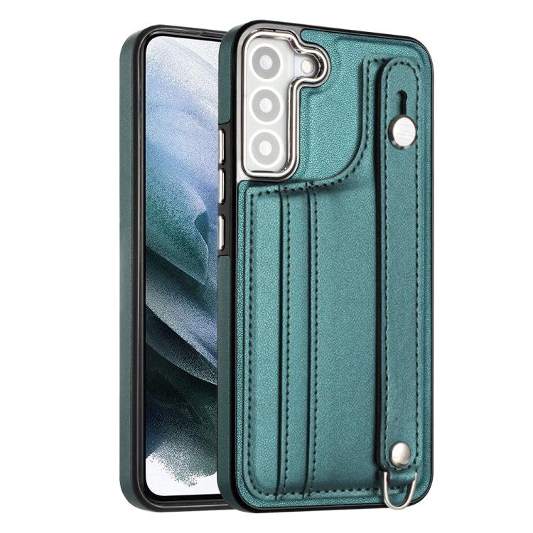 Shockproof Leather Phone Case with Wrist Strap, For Samsung Galaxy A23 4G / F23 5G / M23 5G, For Samsung Galaxy A53 5G, For Samsung Galaxy A73 5G, For Samsung Galaxy A33 5G, For Samsung Galaxy A13 4G, For Samsung Galaxy S22 Ultra 5G                    ...