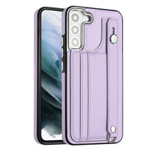 Load image into Gallery viewer, Shockproof Leather Phone Case with Wrist Strap, For Samsung Galaxy A23 4G / F23 5G / M23 5G, For Samsung Galaxy A53 5G, For Samsung Galaxy A73 5G, For Samsung Galaxy A33 5G, For Samsung Galaxy A13 4G, For Samsung Galaxy S22 Ultra 5G                    ...