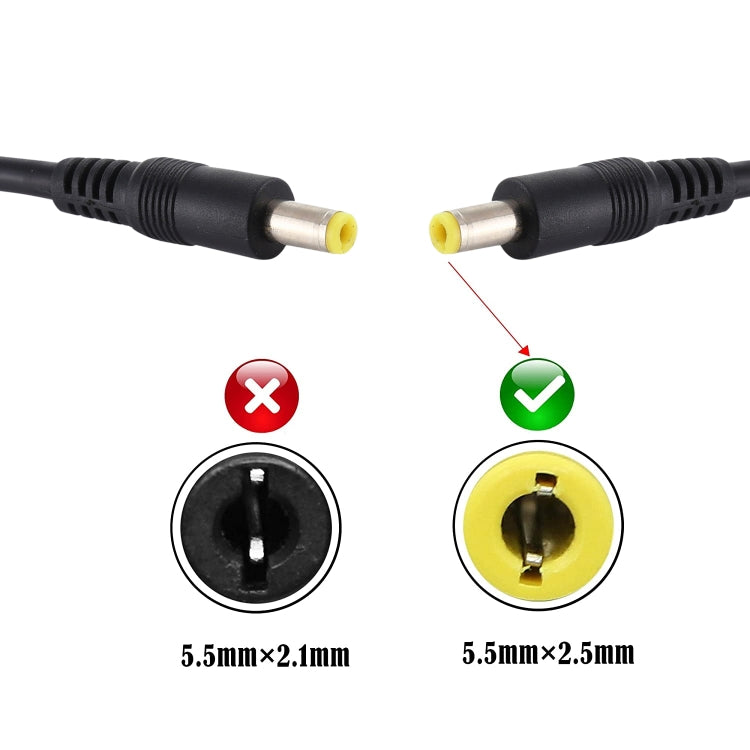 DC Power Plug 5.5 x 2.5mm Male to Male Adapter Connector Cable, 50cm, 1m, 1.5m