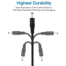 Load image into Gallery viewer, 5.5 x 2.1mm Female to Male DC Power Extension Cable, 1m, 1.5m, 3m, 5m, 10m