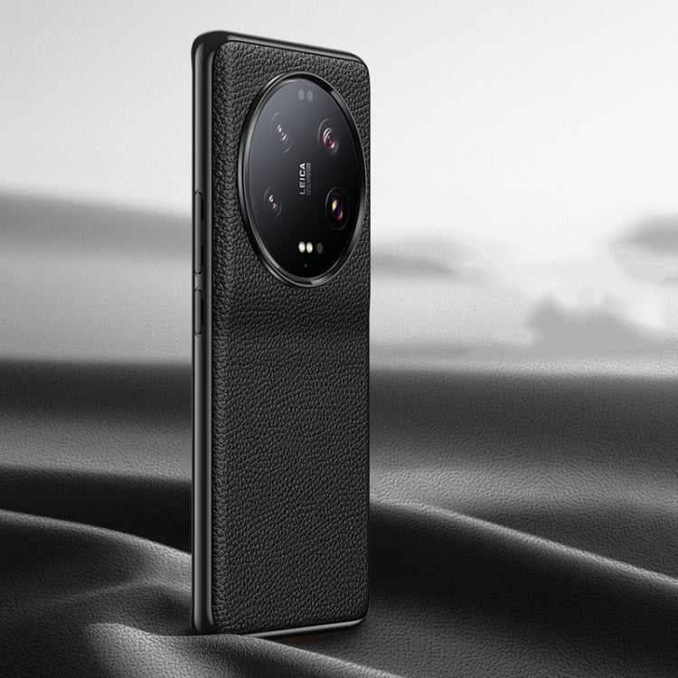 Litchi Texture Genuine Leather Phone Case, For Xiaomi Redmi K60 Ultra, For Xiaomi 13 Ultra, For Xiaomi Redmi K60 Pro, For Xiaomi Redmi K60, For Xiaomi 13 Pro, For Xiaomi 13