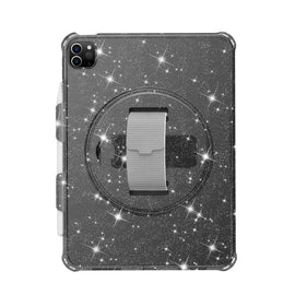 Terminator Shockproof Glitter Powder Tablet Case with Grip Strap