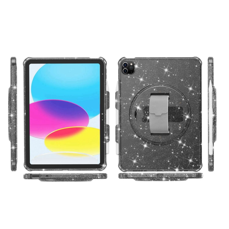 Terminator Shockproof Glitter Powder Tablet Case with Grip Strap