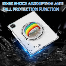Load image into Gallery viewer, Terminator Shockproof Glitter Powder Tablet Case with Grip Strap