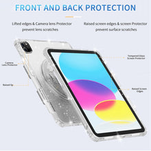 Load image into Gallery viewer, Terminator Shockproof Glitter Powder Tablet Case with Grip Strap