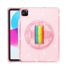 Load image into Gallery viewer, Terminator Shockproof Glitter Powder Tablet Case with Grip Strap