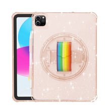 Load image into Gallery viewer, Terminator Shockproof Glitter Powder Tablet Case with Grip Strap