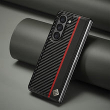 Load image into Gallery viewer, LC.IMEEKE Carbon Fiber PU + TPU Horizontal Flip Leather Phone Case