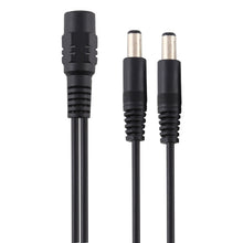 Load image into Gallery viewer, 5.5 x 2.1mm 1 to 2 Female to Male Plug DC Power Splitter Adapter Power Cable, Cable Length: 30cm