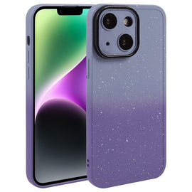 Gradient Starry Silicone Phone Case with Lens Film, For iPhone 14 Plus, For iPhone 15 Pro Max, For iPhone 15 Pro, For iPhone 14, For iPhone 15 Plus, For iPhone 14 Pro, For iPhone 15, For iPhone 14 Pro Max