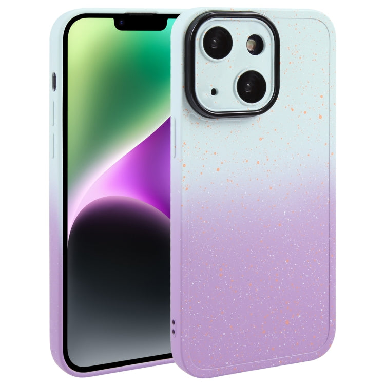 Gradient Starry Silicone Phone Case with Lens Film, For iPhone 14 Plus, For iPhone 15 Pro Max, For iPhone 15 Pro, For iPhone 14, For iPhone 15 Plus, For iPhone 14 Pro, For iPhone 15, For iPhone 14 Pro Max
