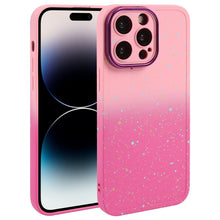 Load image into Gallery viewer, Gradient Starry Silicone Phone Case with Lens Film, For iPhone 14 Plus, For iPhone 15 Pro Max, For iPhone 15 Pro, For iPhone 14, For iPhone 15 Plus, For iPhone 14 Pro, For iPhone 15, For iPhone 14 Pro Max