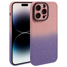 Load image into Gallery viewer, Gradient Starry Silicone Phone Case with Lens Film, For iPhone 14 Plus, For iPhone 15 Pro Max, For iPhone 15 Pro, For iPhone 14, For iPhone 15 Plus, For iPhone 14 Pro, For iPhone 15, For iPhone 14 Pro Max