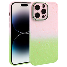Load image into Gallery viewer, Gradient Starry Silicone Phone Case with Lens Film, For iPhone 14 Plus, For iPhone 15 Pro Max, For iPhone 15 Pro, For iPhone 14, For iPhone 15 Plus, For iPhone 14 Pro, For iPhone 15, For iPhone 14 Pro Max
