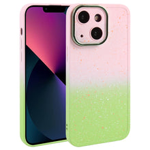 Load image into Gallery viewer, Gradient Starry Silicone Phone Case with Lens Film, For iPhone 13 Pro Max, For iPhone 13 Pro, For iPhone 13, For iPhone 12, For iPhone 12 Pro Max, For iPhone 12 Pro, For iPhone 11 Pro Max, For iPhone 11