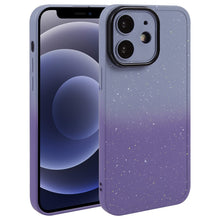 Load image into Gallery viewer, Gradient Starry Silicone Phone Case with Lens Film, For iPhone 13 Pro Max, For iPhone 13 Pro, For iPhone 13, For iPhone 12, For iPhone 12 Pro Max, For iPhone 12 Pro, For iPhone 11 Pro Max, For iPhone 11
