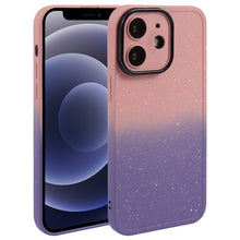 Load image into Gallery viewer, Gradient Starry Silicone Phone Case with Lens Film, For iPhone 13 Pro Max, For iPhone 13 Pro, For iPhone 13, For iPhone 12, For iPhone 12 Pro Max, For iPhone 12 Pro, For iPhone 11 Pro Max, For iPhone 11
