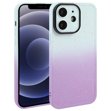 Load image into Gallery viewer, Gradient Starry Silicone Phone Case with Lens Film, For iPhone 13 Pro Max, For iPhone 13 Pro, For iPhone 13, For iPhone 12, For iPhone 12 Pro Max, For iPhone 12 Pro, For iPhone 11 Pro Max, For iPhone 11