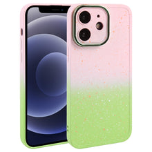 Load image into Gallery viewer, Gradient Starry Silicone Phone Case with Lens Film, For iPhone 13 Pro Max, For iPhone 13 Pro, For iPhone 13, For iPhone 12, For iPhone 12 Pro Max, For iPhone 12 Pro, For iPhone 11 Pro Max, For iPhone 11