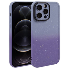 Load image into Gallery viewer, Gradient Starry Silicone Phone Case with Lens Film, For iPhone 13 Pro Max, For iPhone 13 Pro, For iPhone 13, For iPhone 12, For iPhone 12 Pro Max, For iPhone 12 Pro, For iPhone 11 Pro Max, For iPhone 11