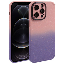 Load image into Gallery viewer, Gradient Starry Silicone Phone Case with Lens Film, For iPhone 13 Pro Max, For iPhone 13 Pro, For iPhone 13, For iPhone 12, For iPhone 12 Pro Max, For iPhone 12 Pro, For iPhone 11 Pro Max, For iPhone 11