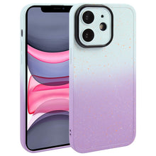 Load image into Gallery viewer, Gradient Starry Silicone Phone Case with Lens Film, For iPhone 13 Pro Max, For iPhone 13 Pro, For iPhone 13, For iPhone 12, For iPhone 12 Pro Max, For iPhone 12 Pro, For iPhone 11 Pro Max, For iPhone 11