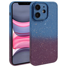 Load image into Gallery viewer, Gradient Starry Silicone Phone Case with Lens Film, For iPhone 13 Pro Max, For iPhone 13 Pro, For iPhone 13, For iPhone 12, For iPhone 12 Pro Max, For iPhone 12 Pro, For iPhone 11 Pro Max, For iPhone 11