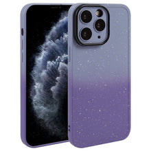 Load image into Gallery viewer, Gradient Starry Silicone Phone Case with Lens Film, For iPhone 13 Pro Max, For iPhone 13 Pro, For iPhone 13, For iPhone 12, For iPhone 12 Pro Max, For iPhone 12 Pro, For iPhone 11 Pro Max, For iPhone 11