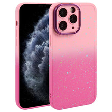 Load image into Gallery viewer, Gradient Starry Silicone Phone Case with Lens Film, For iPhone 13 Pro Max, For iPhone 13 Pro, For iPhone 13, For iPhone 12, For iPhone 12 Pro Max, For iPhone 12 Pro, For iPhone 11 Pro Max, For iPhone 11