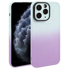 Load image into Gallery viewer, Gradient Starry Silicone Phone Case with Lens Film, For iPhone 13 Pro Max, For iPhone 13 Pro, For iPhone 13, For iPhone 12, For iPhone 12 Pro Max, For iPhone 12 Pro, For iPhone 11 Pro Max, For iPhone 11