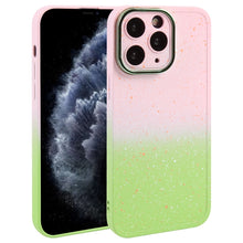 Load image into Gallery viewer, Gradient Starry Silicone Phone Case with Lens Film, For iPhone 13 Pro Max, For iPhone 13 Pro, For iPhone 13, For iPhone 12, For iPhone 12 Pro Max, For iPhone 12 Pro, For iPhone 11 Pro Max, For iPhone 11