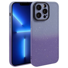 Load image into Gallery viewer, Gradient Starry Silicone Phone Case with Lens Film, For iPhone 13 Pro Max, For iPhone 13 Pro, For iPhone 13, For iPhone 12, For iPhone 12 Pro Max, For iPhone 12 Pro, For iPhone 11 Pro Max, For iPhone 11