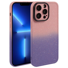 Load image into Gallery viewer, Gradient Starry Silicone Phone Case with Lens Film, For iPhone 13 Pro Max, For iPhone 13 Pro, For iPhone 13, For iPhone 12, For iPhone 12 Pro Max, For iPhone 12 Pro, For iPhone 11 Pro Max, For iPhone 11