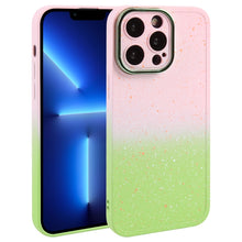 Load image into Gallery viewer, Gradient Starry Silicone Phone Case with Lens Film, For iPhone 13 Pro Max, For iPhone 13 Pro, For iPhone 13, For iPhone 12, For iPhone 12 Pro Max, For iPhone 12 Pro, For iPhone 11 Pro Max, For iPhone 11