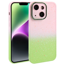 Load image into Gallery viewer, Gradient Starry Silicone Phone Case with Lens Film, For iPhone 14 Plus, For iPhone 15 Pro Max, For iPhone 15 Pro, For iPhone 14, For iPhone 15 Plus, For iPhone 14 Pro, For iPhone 15, For iPhone 14 Pro Max