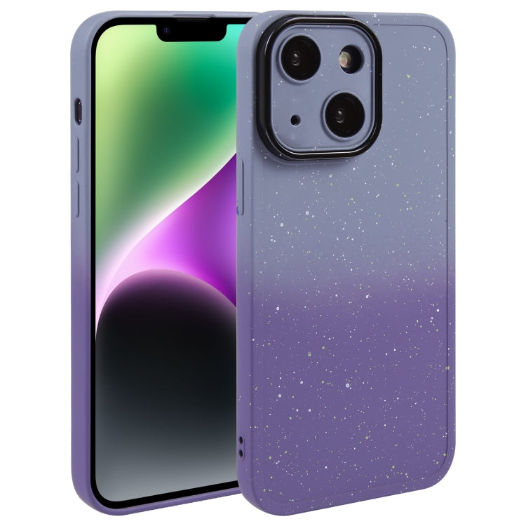 Gradient Starry Silicone Phone Case with Lens Film, For iPhone 14 Plus, For iPhone 15 Pro Max, For iPhone 15 Pro, For iPhone 14, For iPhone 15 Plus, For iPhone 14 Pro, For iPhone 15, For iPhone 14 Pro Max
