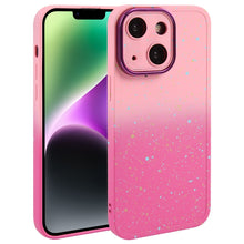 Load image into Gallery viewer, Gradient Starry Silicone Phone Case with Lens Film, For iPhone 14 Plus, For iPhone 15 Pro Max, For iPhone 15 Pro, For iPhone 14, For iPhone 15 Plus, For iPhone 14 Pro, For iPhone 15, For iPhone 14 Pro Max