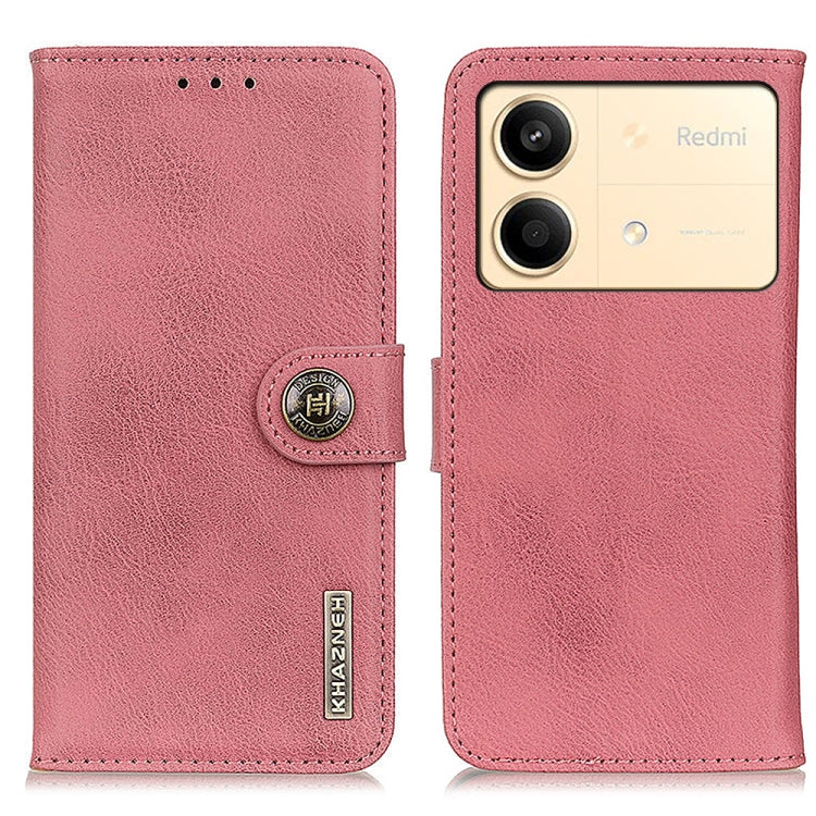 KHAZNEH Cowhide Texture Flip Leather Phone Case, For Xiaomi Poco F6 / Redmi Turbo 3, For Xiaomi Poco F6 Pro, For Xiaomi Redmi K70 5G / K70 Pro 5G, For Xiaomi Redmi Note 13 Pro 4G/Poco M6 Pro 4G, For Xiaomi Redmi 13C, For Xiaomi Redmi Note 13 4G        ...