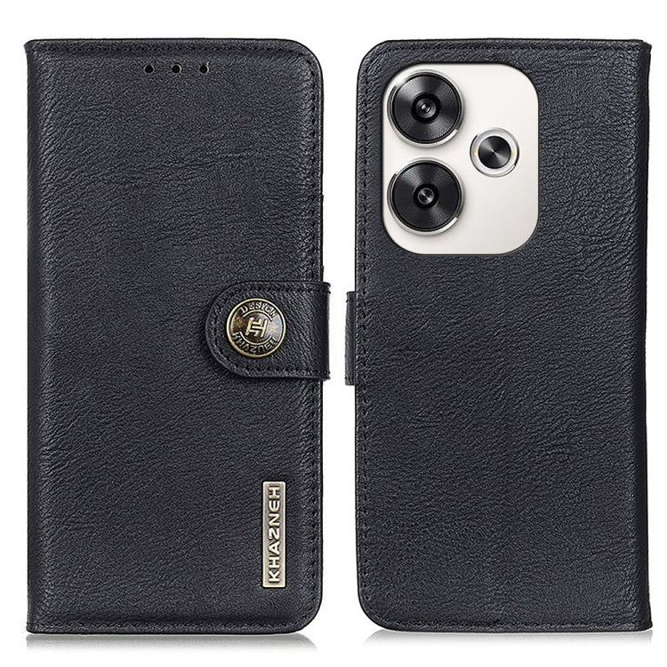KHAZNEH Cowhide Texture Flip Leather Phone Case, For Xiaomi Poco F6 / Redmi Turbo 3, For Xiaomi Poco F6 Pro, For Xiaomi Redmi K70 5G / K70 Pro 5G, For Xiaomi Redmi Note 13 Pro 4G/Poco M6 Pro 4G, For Xiaomi Redmi 13C, For Xiaomi Redmi Note 13 4G        ...