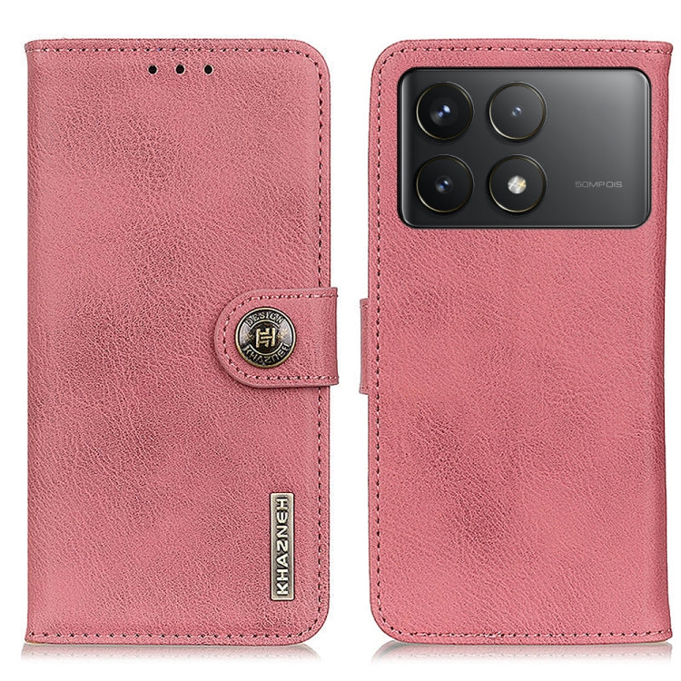 KHAZNEH Cowhide Texture Flip Leather Phone Case, For Xiaomi Poco F6 / Redmi Turbo 3, For Xiaomi Poco F6 Pro, For Xiaomi Redmi K70 5G / K70 Pro 5G, For Xiaomi Redmi Note 13 Pro 4G/Poco M6 Pro 4G, For Xiaomi Redmi 13C, For Xiaomi Redmi Note 13 4G        ...