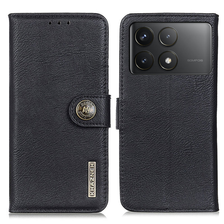 KHAZNEH Cowhide Texture Flip Leather Phone Case, For Xiaomi Poco F6 / Redmi Turbo 3, For Xiaomi Poco F6 Pro, For Xiaomi Redmi K70 5G / K70 Pro 5G, For Xiaomi Redmi Note 13 Pro 4G/Poco M6 Pro 4G, For Xiaomi Redmi 13C, For Xiaomi Redmi Note 13 4G        ...
