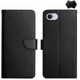 Genuine Leather Fingerprint-proof Flip Phone Case, For iPhone 17e / 16e, For iPhone 16 Pro Max, For iPhone 16 Pro, For iPhone 16 Plus, For iPhone 16, For iPhone 15 Pro Max, For iPhone 15 Pro, For iPhone 15 Plus, For iPhone 15
