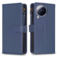 Load image into Gallery viewer, 9 Card Slots Zipper Wallet Leather Flip Phone Case, For Xiaomi Poco F5 5G, For Xiaomi Redmi Note 12S 4G, For Xiaomi Redmi Note 12 4G, For Xiaomi Civi 3 5G, For Xiaomi Redmi A1 / A2, For Xiaomi Redmi Note 12 Pro+ 5G Global, For Xiaomi Redmi Note 12 Pro ...