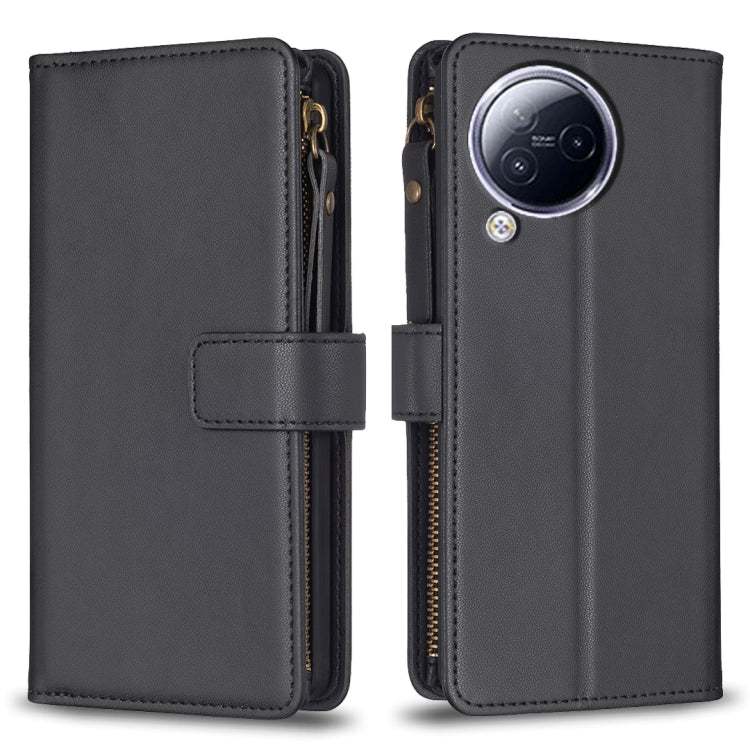 9 Card Slots Zipper Wallet Leather Flip Phone Case, For Xiaomi Poco F5 5G, For Xiaomi Redmi Note 12S 4G, For Xiaomi Redmi Note 12 4G, For Xiaomi Civi 3 5G, For Xiaomi Redmi A1 / A2, For Xiaomi Redmi Note 12 Pro+ 5G Global, For Xiaomi Redmi Note 12 Pro ...